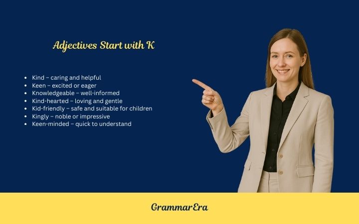 Adjectives Start with k