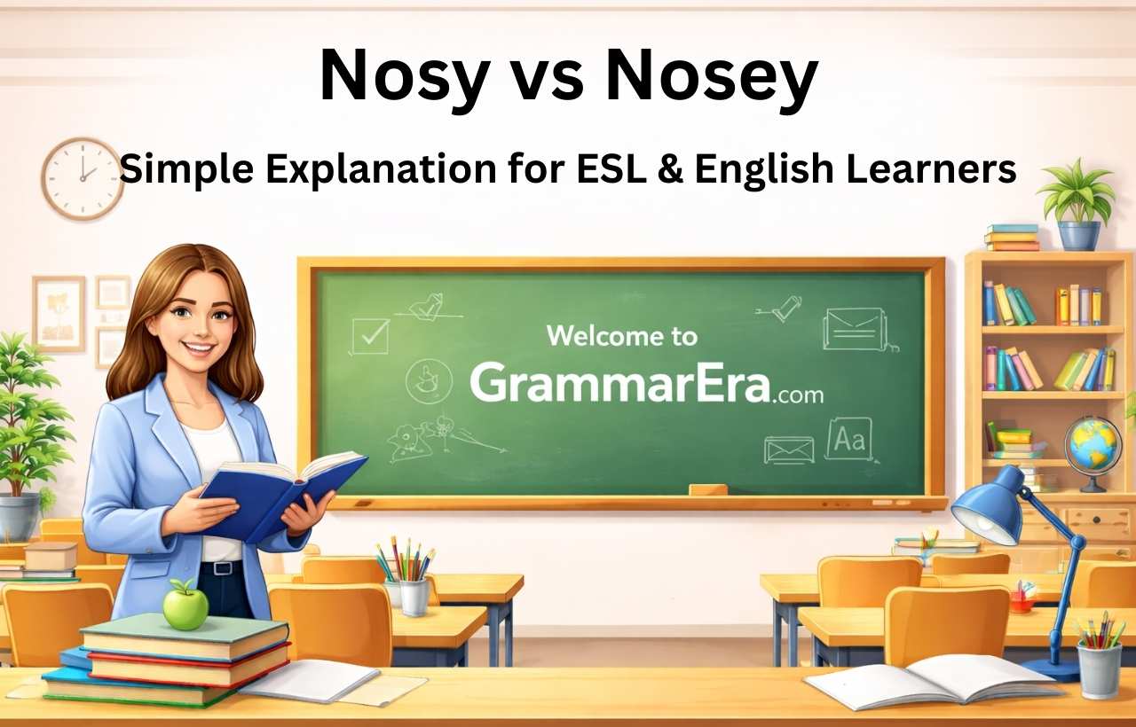 Nosy vs Nosey