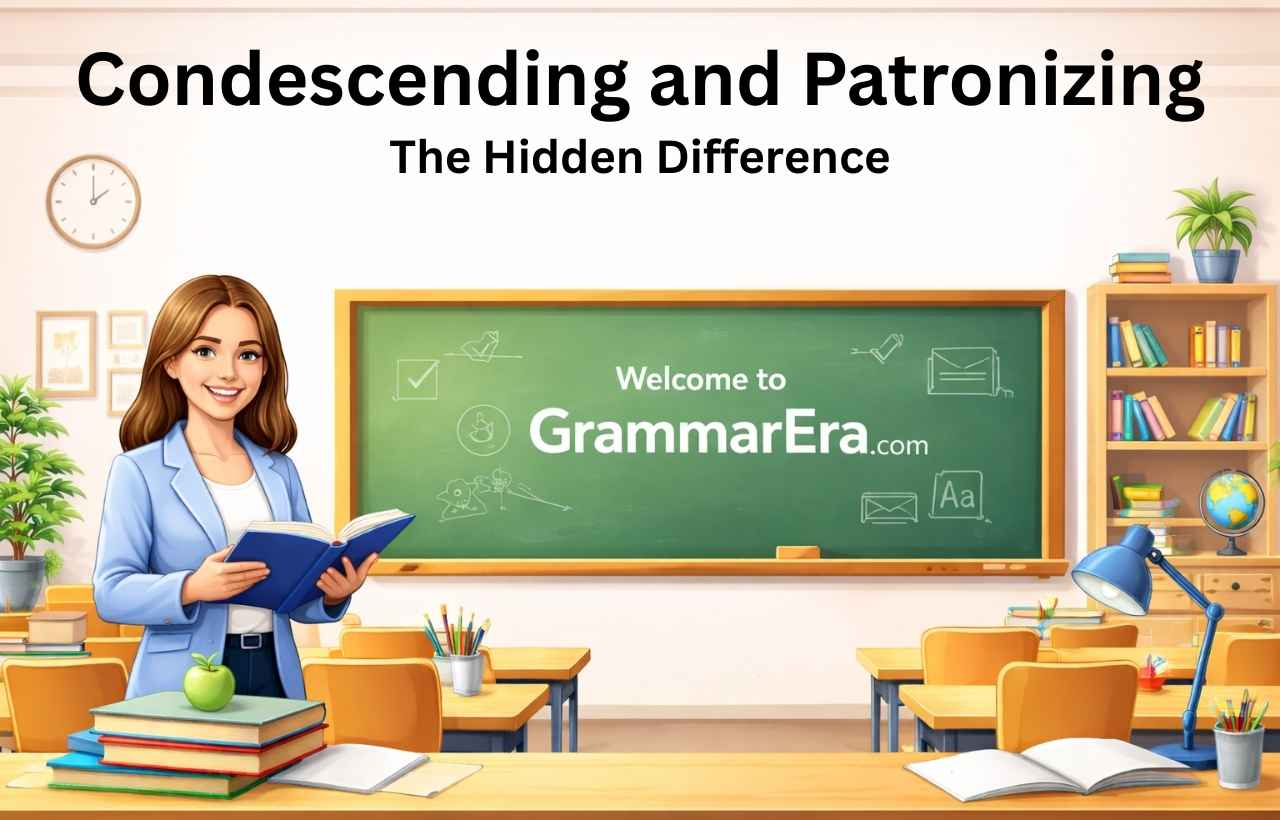 Condescending and Patronizing The Hidden Difference