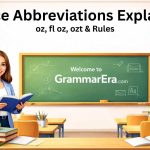 Ounce Abbreviations Explained