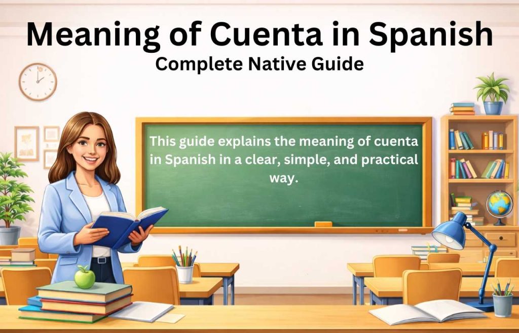 The 5 Core Meanings of “Cuenta” (With Real Examples)