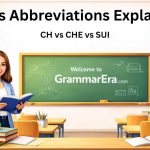Swiss Abbreviations