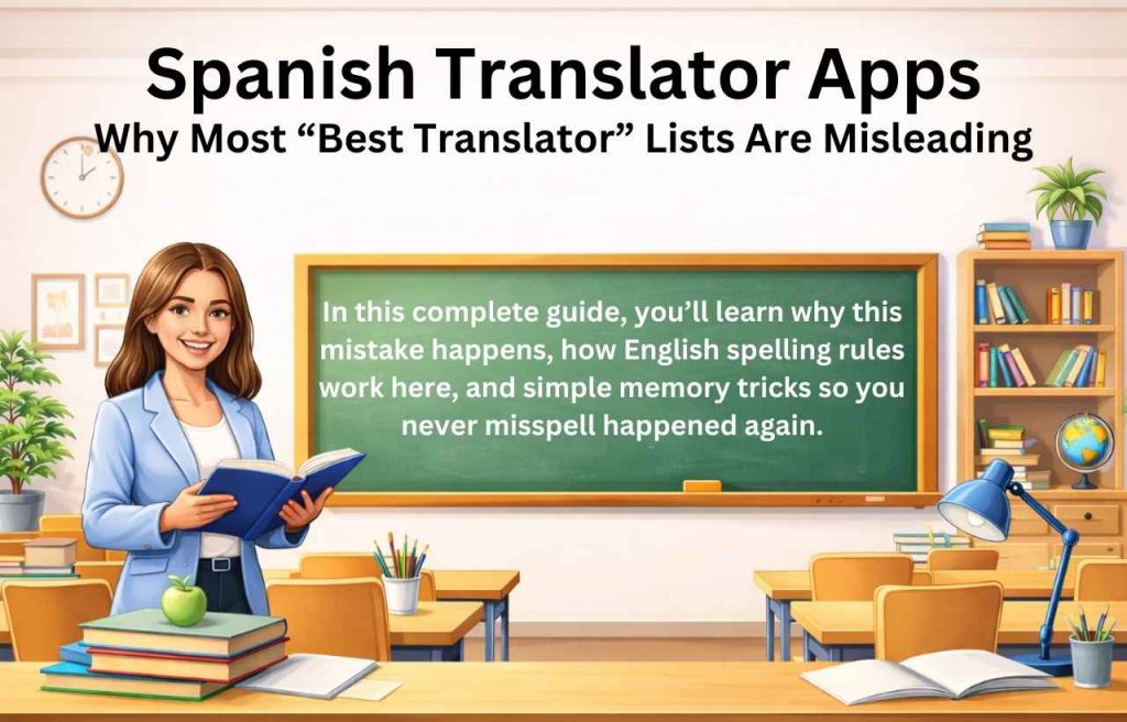 Spanish Translator Apps Why Most “Best Translator” Lists Are Misleading