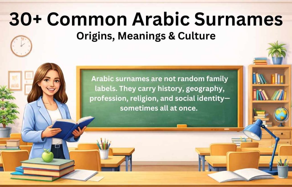 Discover 30+ common Arabic surnames, their true meanings, origins, and cultural impact—plus myths most websites get wrong.