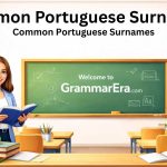 Common Portuguese Surnames