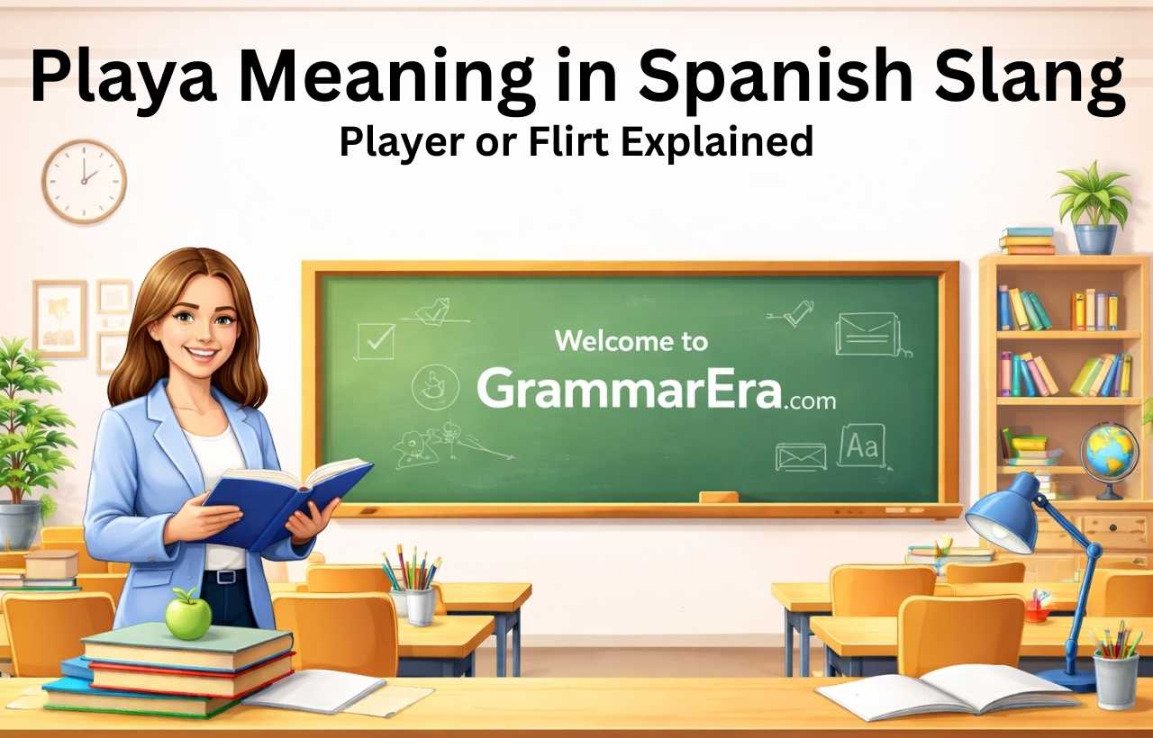 Playa Meaning in Spanish Slang