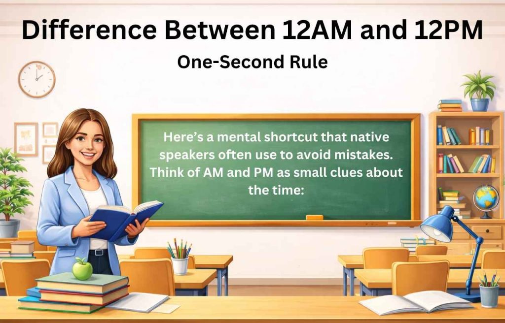 Difference Between 12AM and 12PM: One-Second Rule
