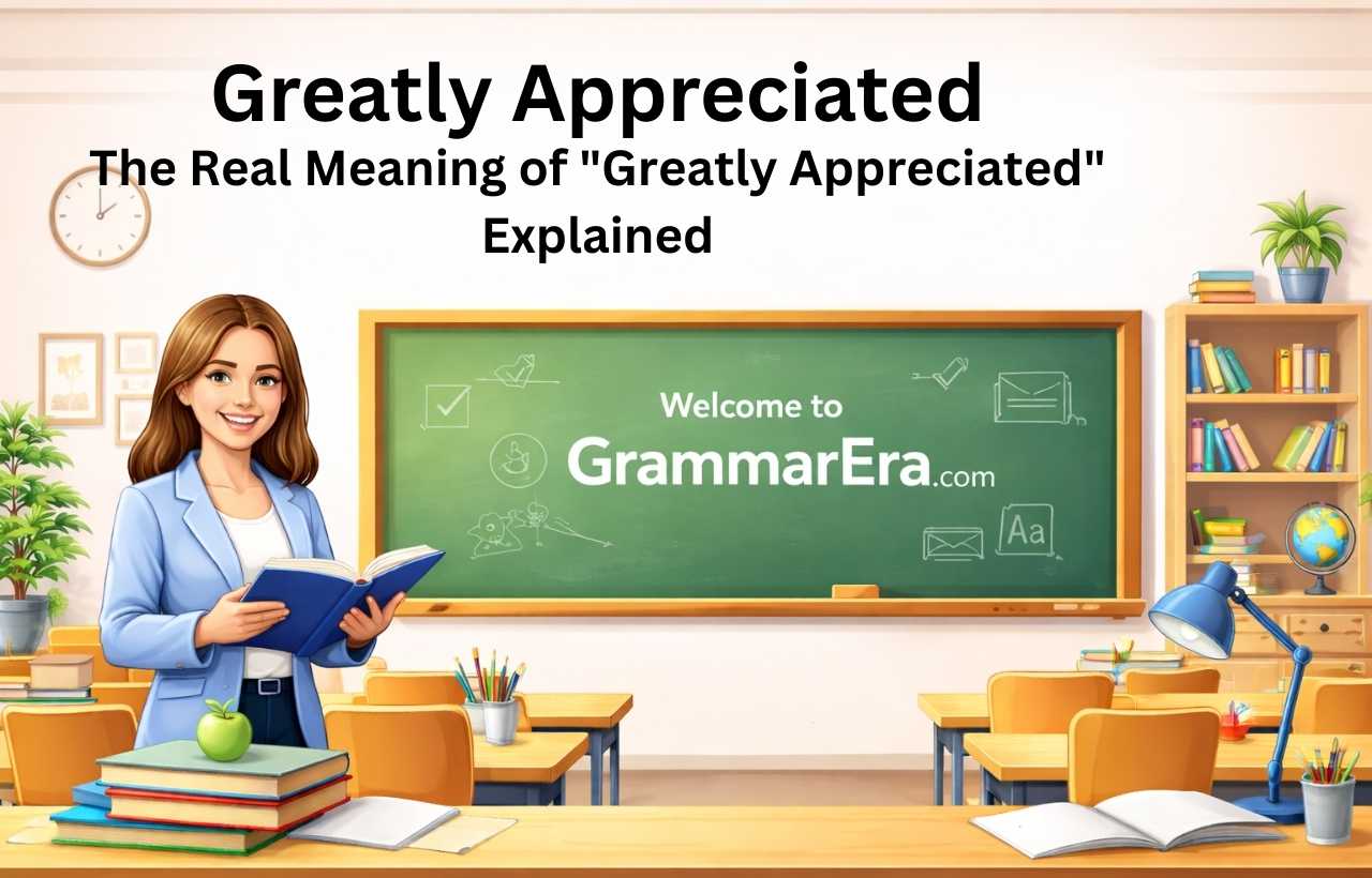 The Real Meaning of "Greatly Appreciated" Explained