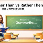 Rather Than vs Rather Then: The Ultimate Guide