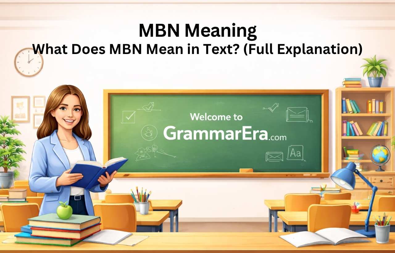 Example of MBN meaning in text messages showing “Must Be Nice” used in a casual chat between friends on social media.
