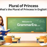 plural of princess example showing princess vs princesses grammar rule