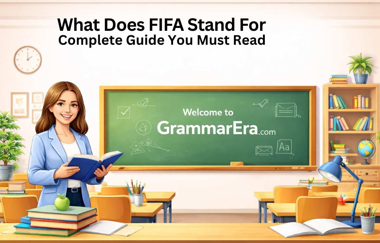 you will learn exactly what FIFA stands for