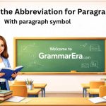 What Is the Abbreviation for Paragraph learn with symbols