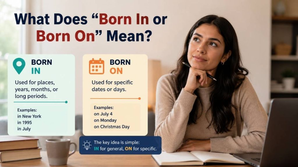 What Does “Born In or Born On” Mean?