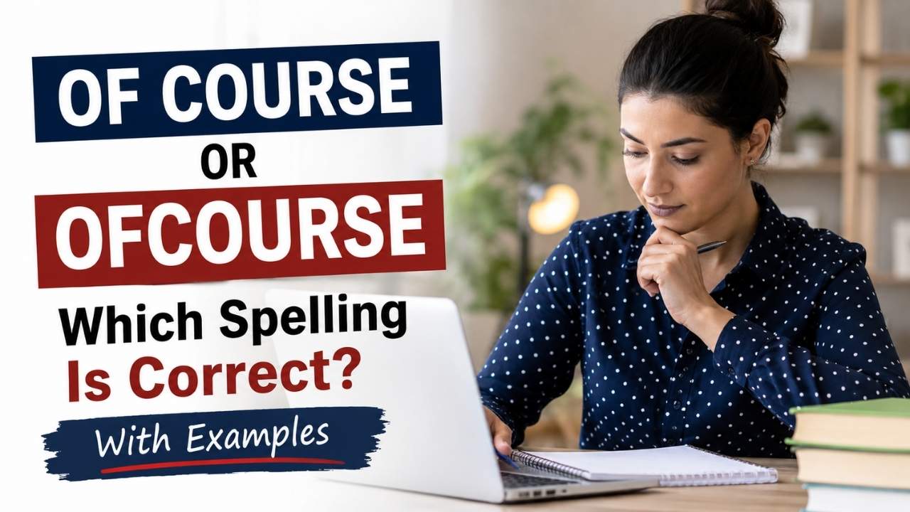 Many English learners often feel confused when they see the phrase “of course or ofcourse” in writing.
