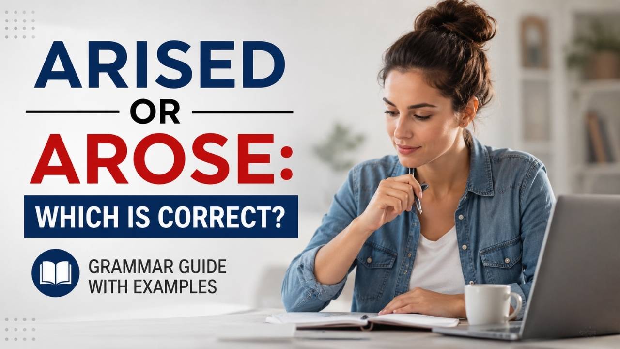 Many English learners get confused when they see the words arised or arose and are not sure which one is correct
