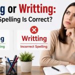 Many people get confused between writing or writting because both words may look correct at first glance.