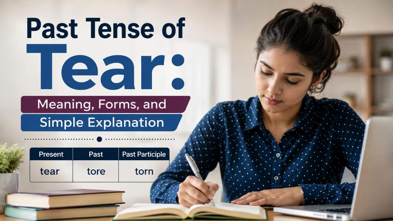 The past tense of “tear” often confuses English learners because this verb has more than one meaning and an irregular form.