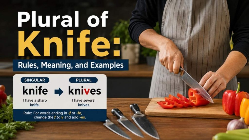 What Is the Plural of Knife?