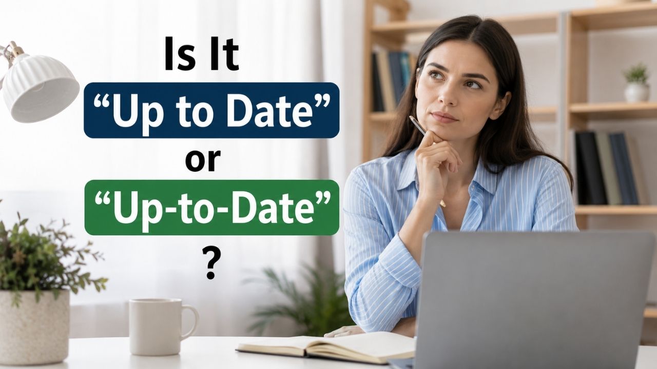 If you have ever wondered, “Is up to date hyphenated?” or searched for the difference between up to date and up-to-date, you are not alone.