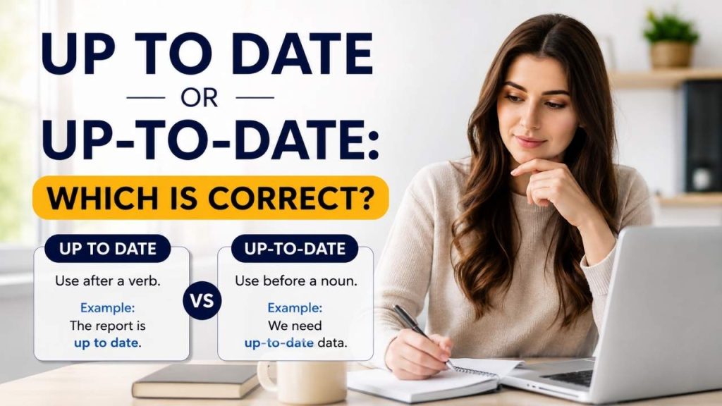 Is It “Up to Date” or “Up-to-Date”?