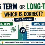 Many writers feel confused about long term or long-term because both forms appear in everyday writing.
