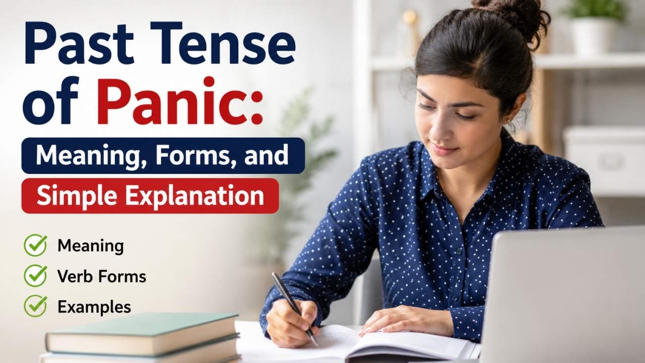 The question often arises: what is the past tense of panic?