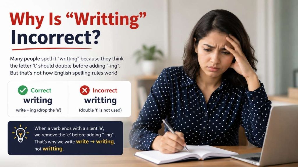 Grammar Rule Behind the Word “Writing”