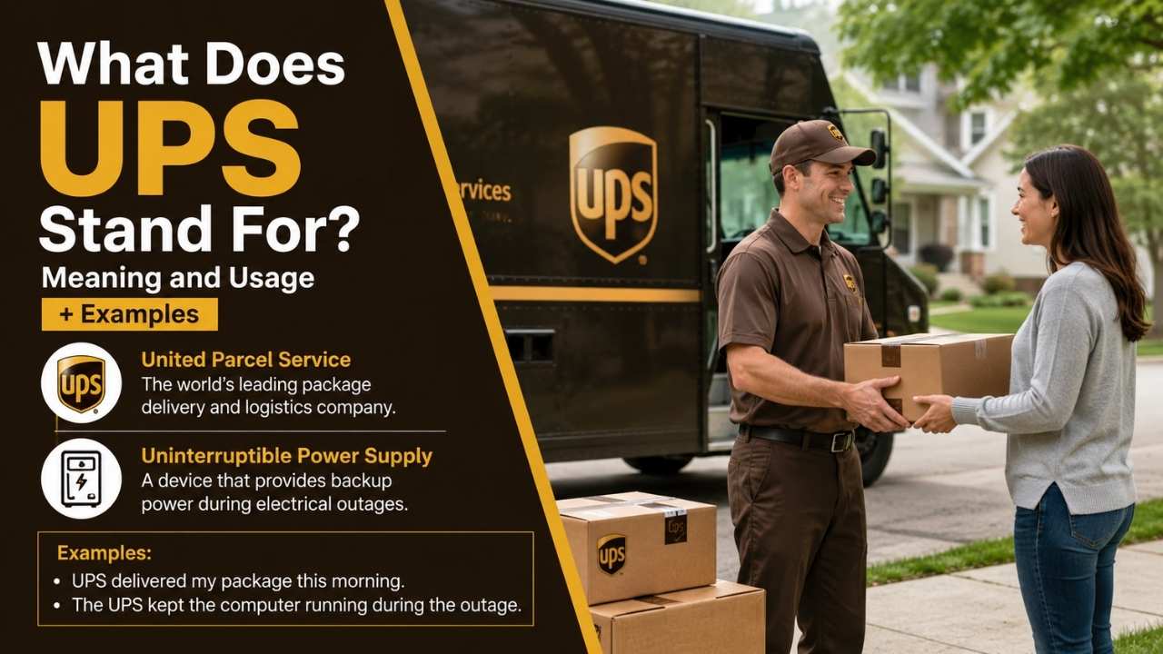 What Does UPS Stand For? Today, UPS usually refers to United Parcel Service, one of the largest package delivery companies in the world.