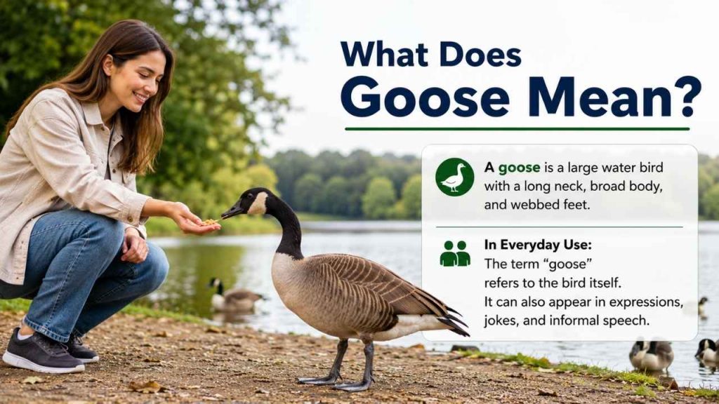 What Does Goose Mean?