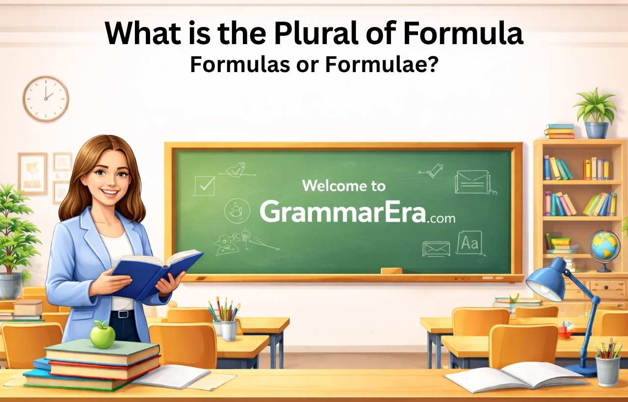The plural of formula often confuses English learners and native speakers alike.
