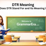 DTR meaning explained as Define The Relationship in dating and texting conversations between two people