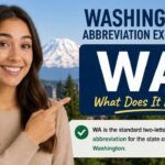The Washington abbreviations is commonly written as “WA”, which stands for Washington State in the United States.