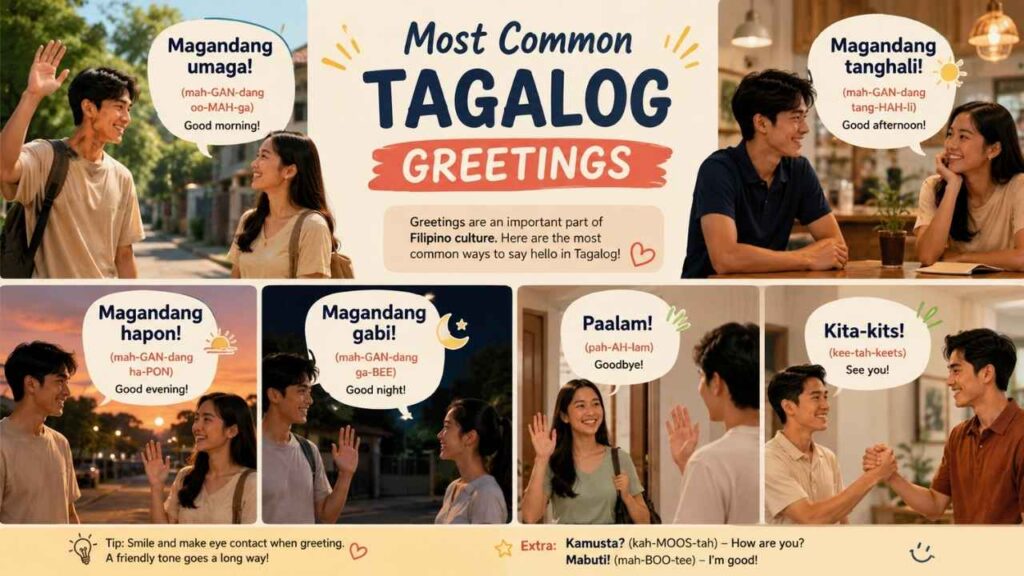 Most Common Tagalog Greetings