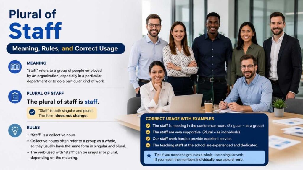What Does “Staff” Mean in English Grammar?