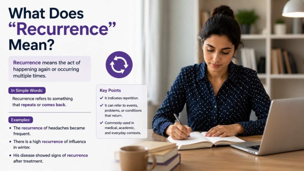 What Does “Recurrence” Mean?