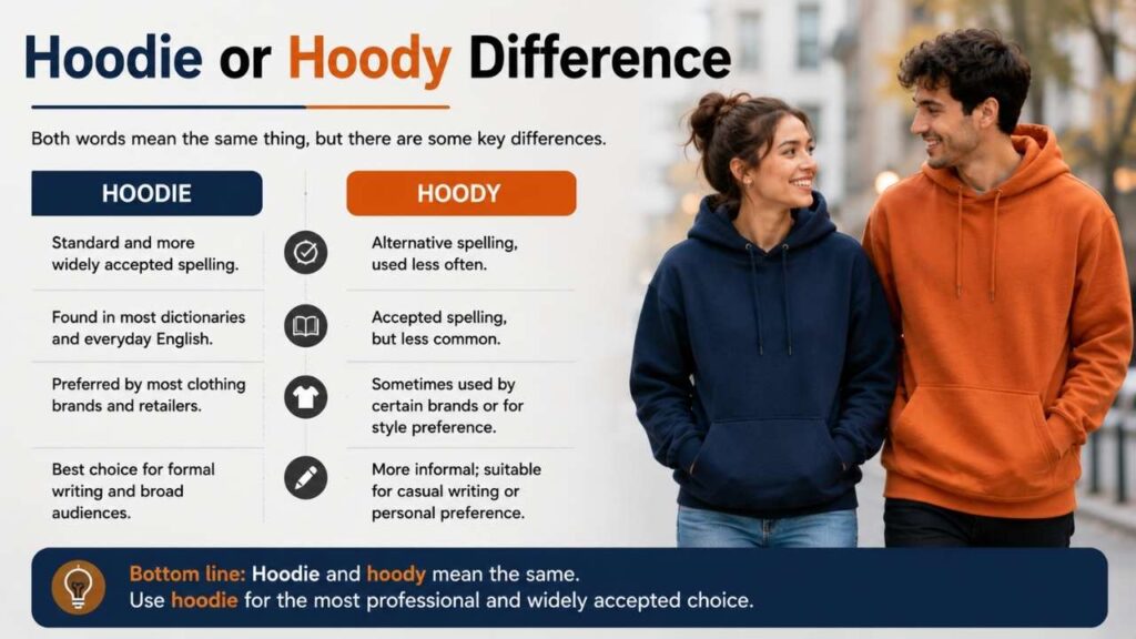 Hoodie or Hoody Difference