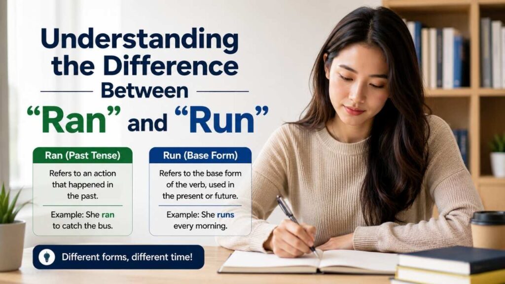 Understanding the Difference Between "Ran" and "Run"