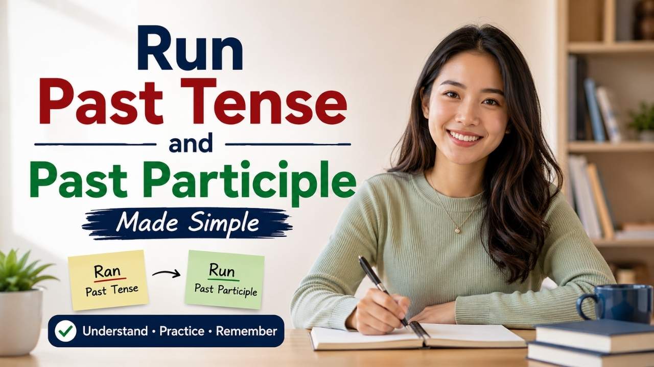 The good news is that the answer is simple. The past tense of run is ran, while the past participle of run is run.