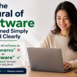 The plural of software is one of the most confusing grammar topics in English.