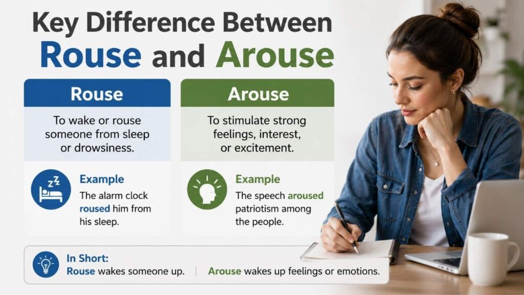 Key Difference Between Rouse and Arouse