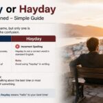Many people search for “heyday or hayday” because these two words look and sound almost the same.