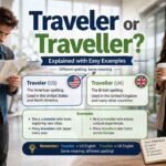 The words traveler and traveller often confuse English users because they look different but mean the same thing.