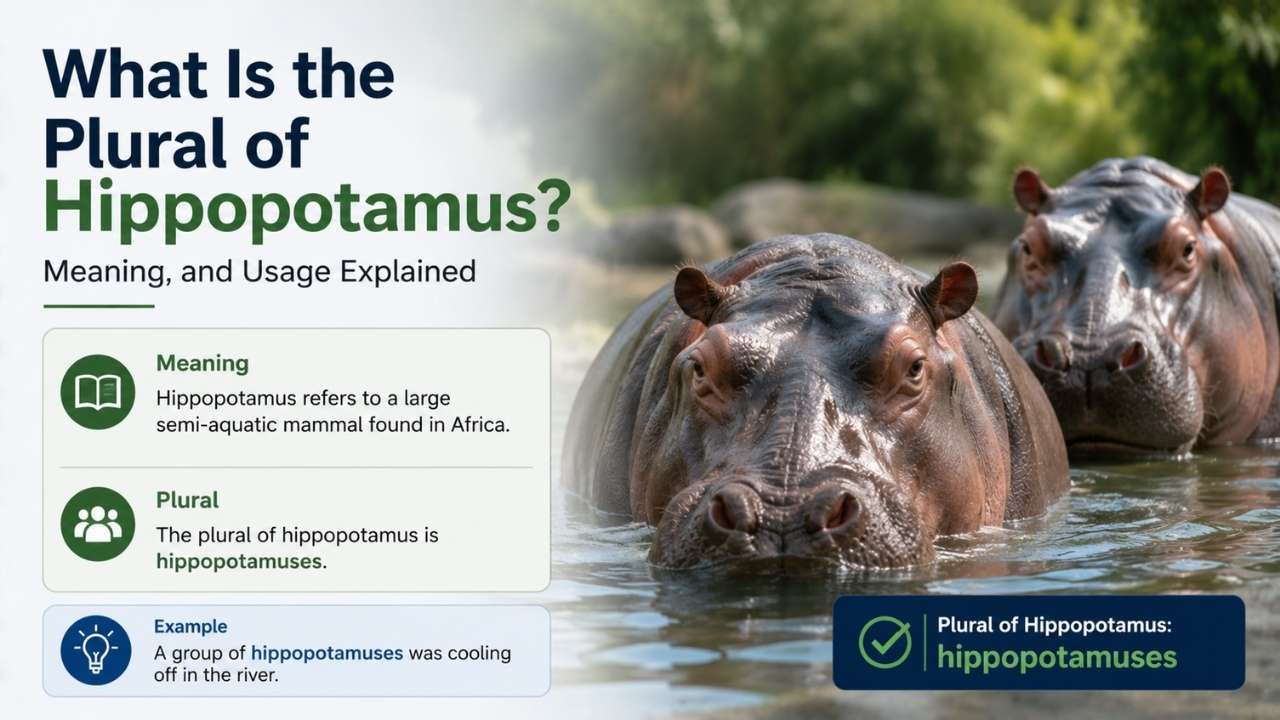 Many people search for the plural of hippopotamus, and they find more than one correct answer, which makes things even more confusing.