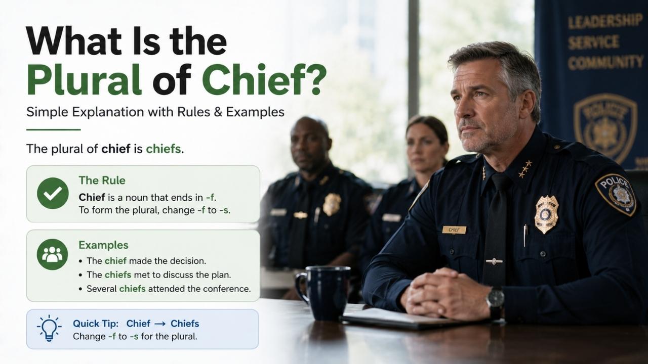 If you are searching for the plural of chief, the answer is very simple: the plural of chief is chiefs.