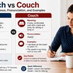 In this guide, you will clearly learn the difference between Coach vs Couch, their meanings, pronunciation, and real-life examples.